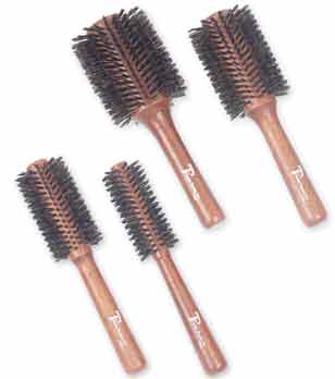 Turbo Power Boar Bristle Brushes with Wood Handles