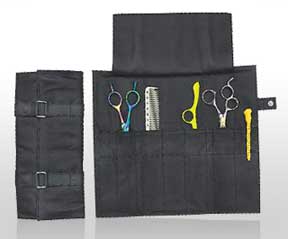 Leather Zipper Case, Holds 8 Shears