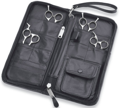 Kasho 12 Shear Zipper Case Leather