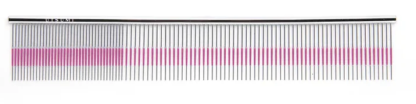 UTSUMI 9 Wide Quarter Pink Line Comb